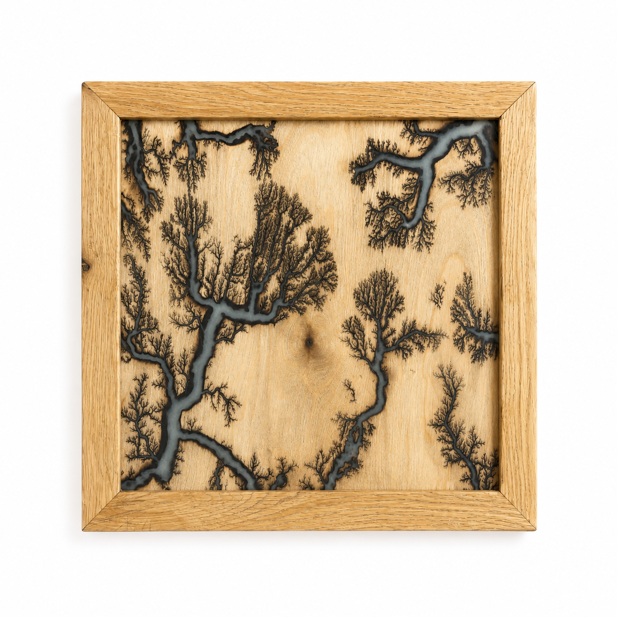 Lichtenberg Wall Art Blue Resin - Photo Luminescent