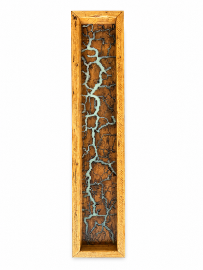 Lichtenberg Wall Art Green Resin - Photo Luminescent