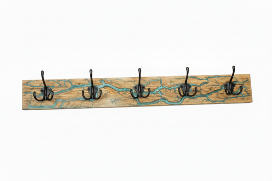 Lichtenberg Design Coat Rack - Green Resin