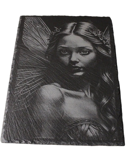 Fairy Engraved on Slate