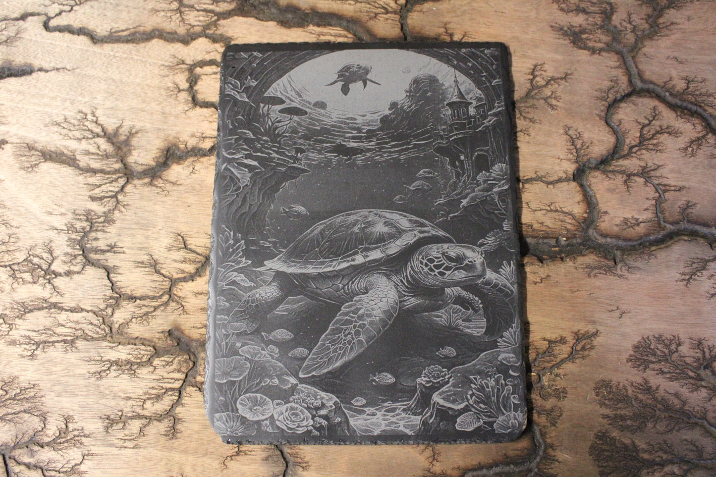 Sea Turtle Engraving