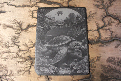 Sea Turtle Engraving