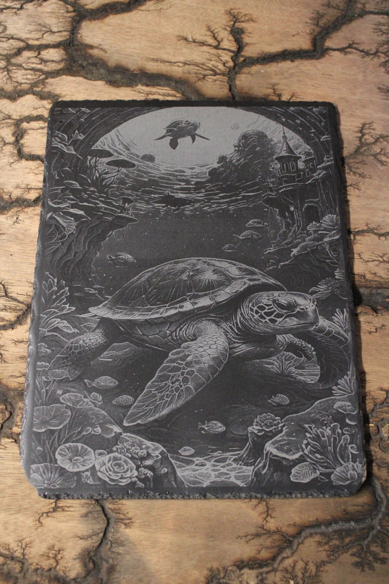 Sea Turtle Engraving