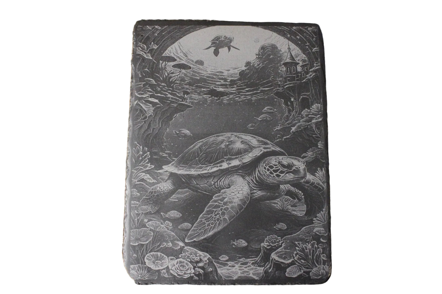 Sea Turtle Engraving