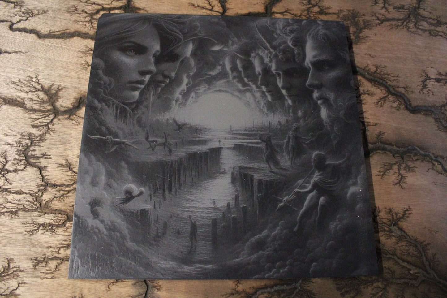 Dreamscape - Slate Engraving