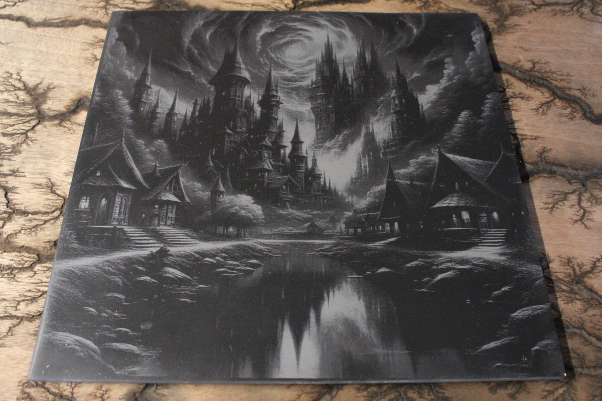 Castle Setting - Slate Engraving