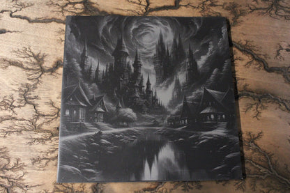Castle Setting - Slate Engraving