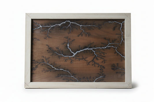 Lichtenberg Wall Art Blue Resin - Photo Luminescent