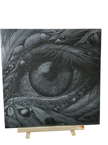 Large Unique Heavily Detailed Eye Engraved Slate