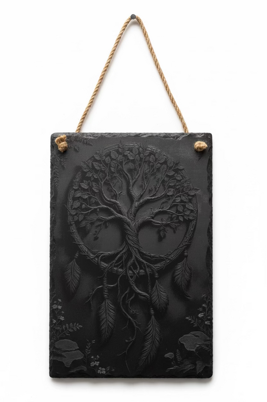 Tree of Life  - Slate Engraving