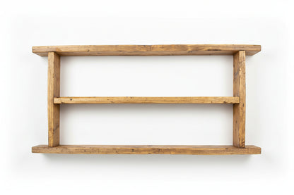 Bespoke Reclaimed Wood Handcrafted Rustic Shelf Unit