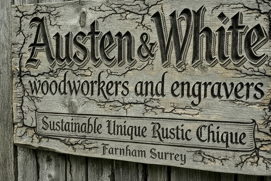 Engraved Wooden Plaque - Bespoke